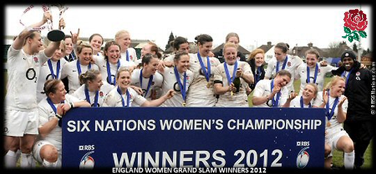 England Women Grand Slam Winners 2012